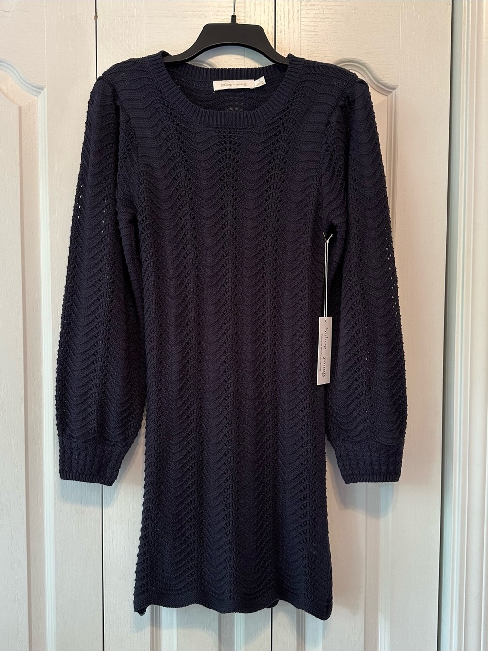 Bishop + Young Navy Blue Sweater Dress
